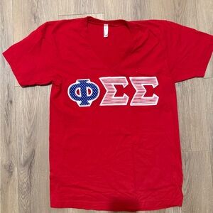 American Apparel Phi Sigma Sigma Tee